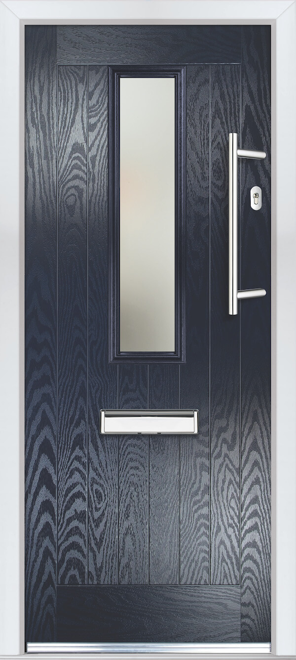 Composite Door by Hippo Windows - Stuart Blue Satin